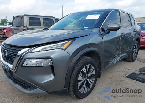 2021 Nissan Rogue Sv Fwd from USA, damaged, VIN 5N1AT3BA5MC756166